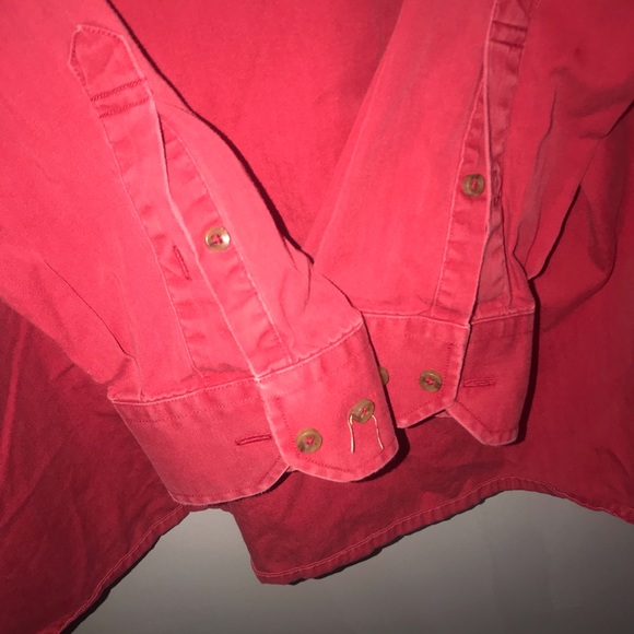Tommy Hilfiger long sleeve red button down Large - Picture 5 of 5